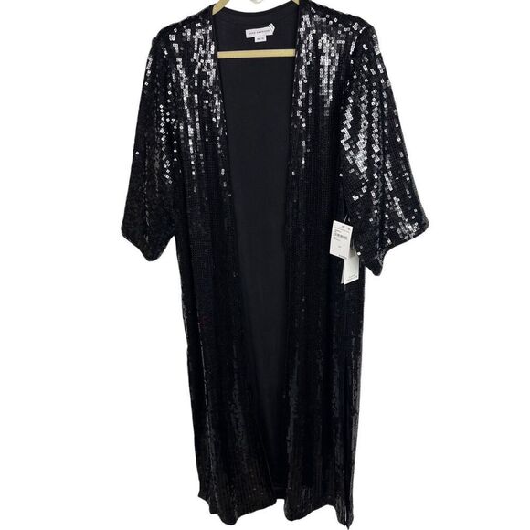 Good American Women’s XS/S Full Length Sequin Duster/Robe/Cardigan/Jacket‎ 00/0 - Picture 4 of 10